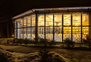 Загородный ресторан «Драгунский ручей» Панорамный зал с террасой - фото 15