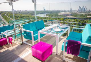 Korston Club Hotel / Корстон Отель Extra Lounge – ресторан с видом на Москву - фото 14